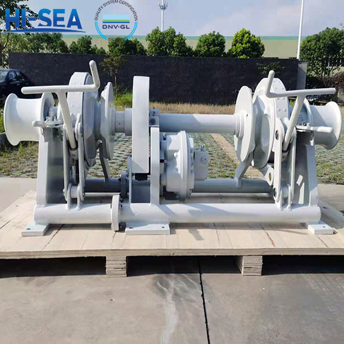 What is a marine anchor windlass?